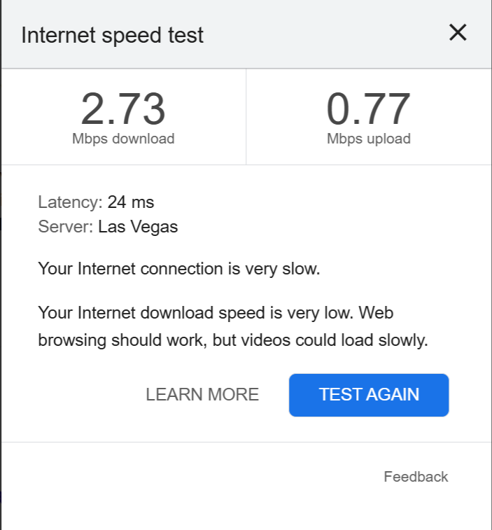 phxrick's tweet photo. @TMobileHelp I've given your home internet a change into for 2 months and I keep getting these speeds. I don't know if the g4ar is bad or if the g5ar would be better. I've replaced the g4ar one and still get these speeds https://t.co/9tP9fB5HLT