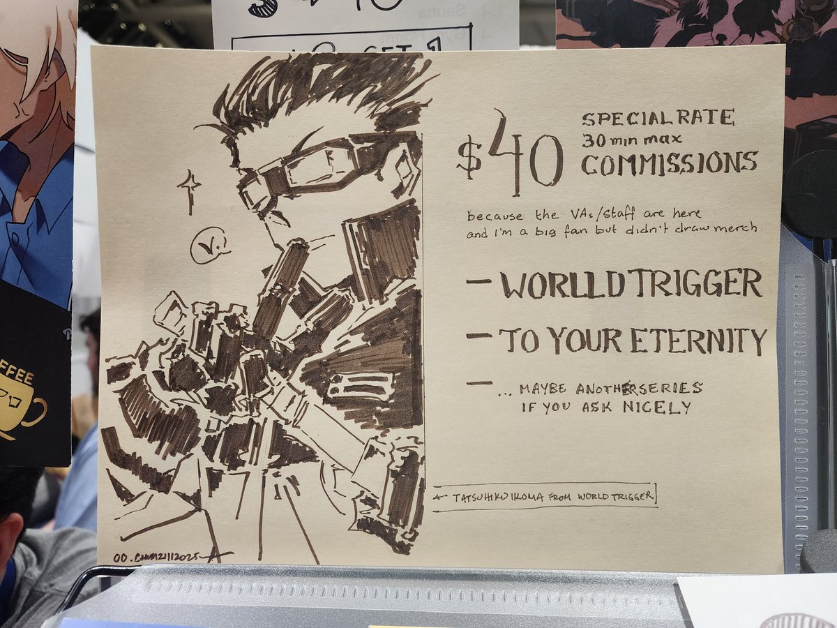 bucketman677's tweet photo. Going to do some experimental commissions this weekend in honour of some of my favourite series that nobody ever has merch of (me neither sorry) https://t.co/tarjDFYvZy