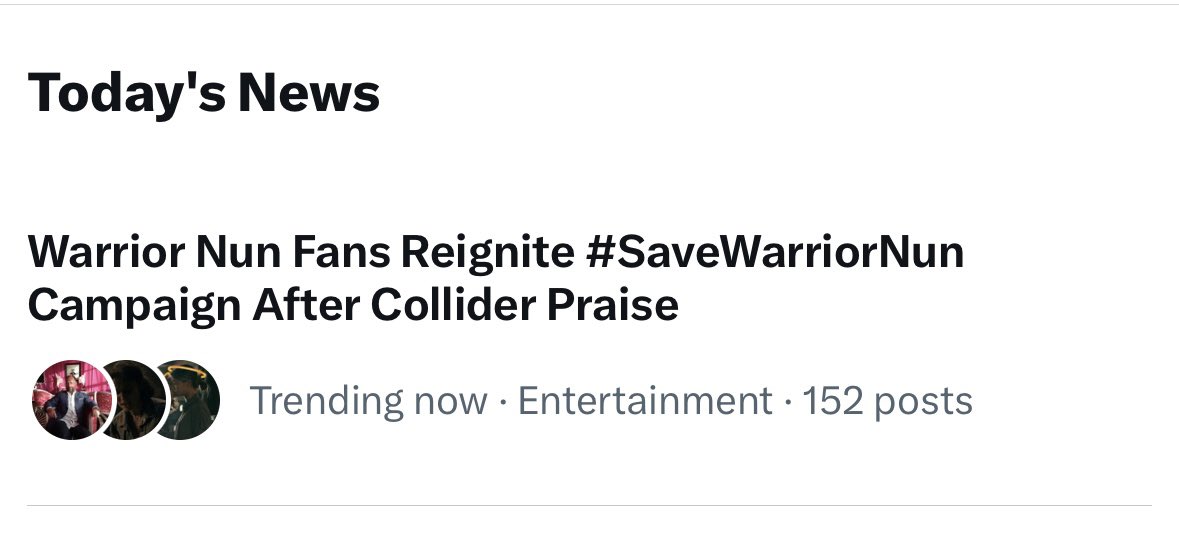 beatricebadass1's tweet image. Let’s gooooooooo!!!!!!!!!!!!

#SaveWarriorNun #WarriorNun