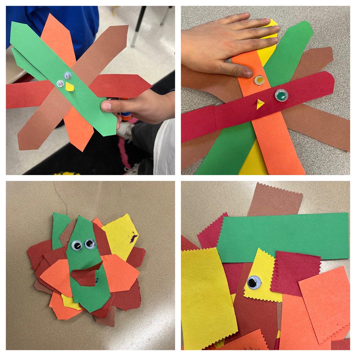 Interpretations of a Turkey, paper media, 3Gerbig and KRamm, 2025 <a href="/ClosterSchools/">Closter Schools</a>
