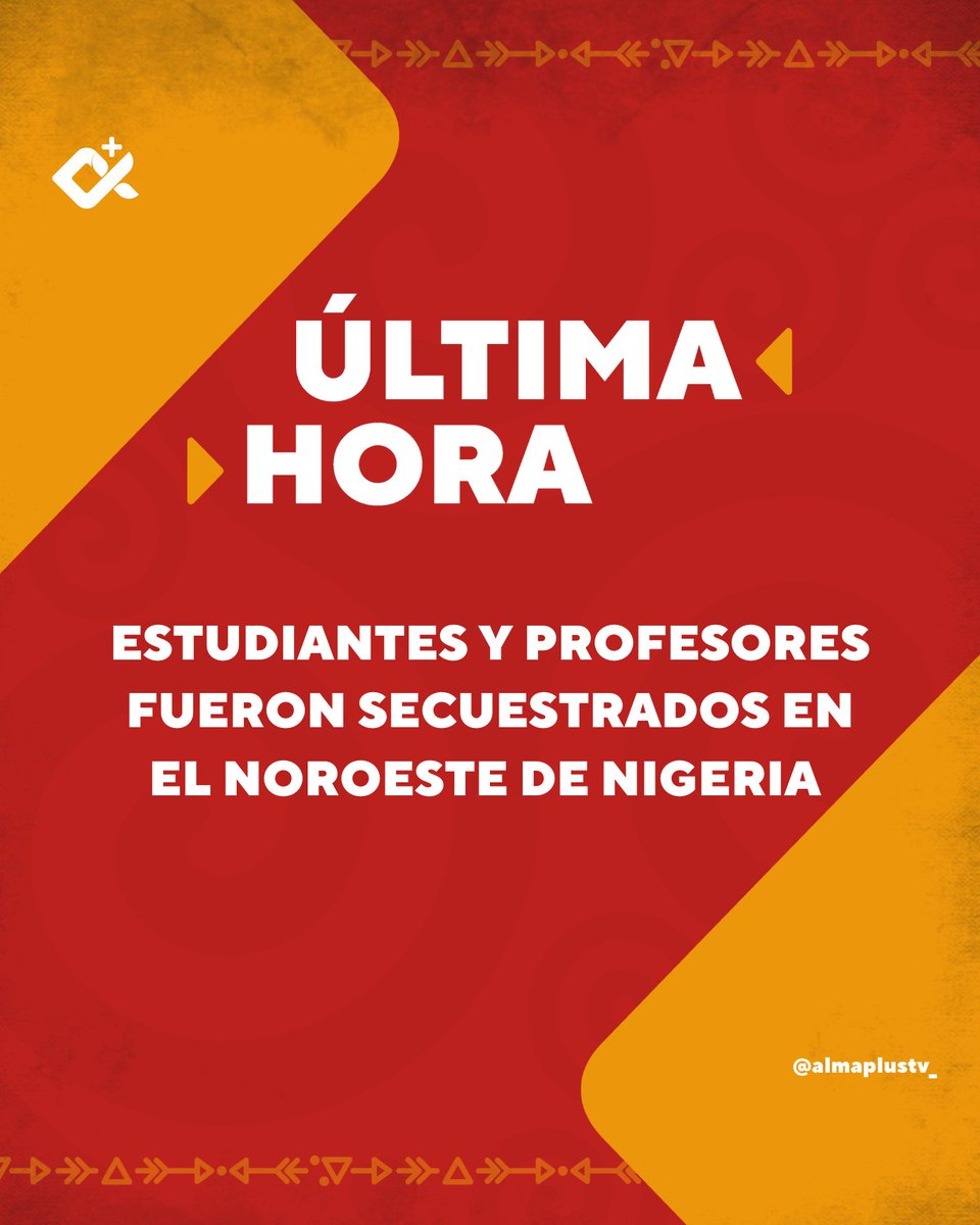 almaplustv's tweet image. 🚨 #ULTIMAHORA l Estudiantes y profesores fueron secuestrados en el noroeste de Nigeria 
 
⭕ Reporta Reuters que al menos 227 estudiantes y profesores fueron secuestrados de una escuela católica en el noroeste de Nigeria.

--------- 
#Nigeria  #secuestros  

Alma es el secreto…