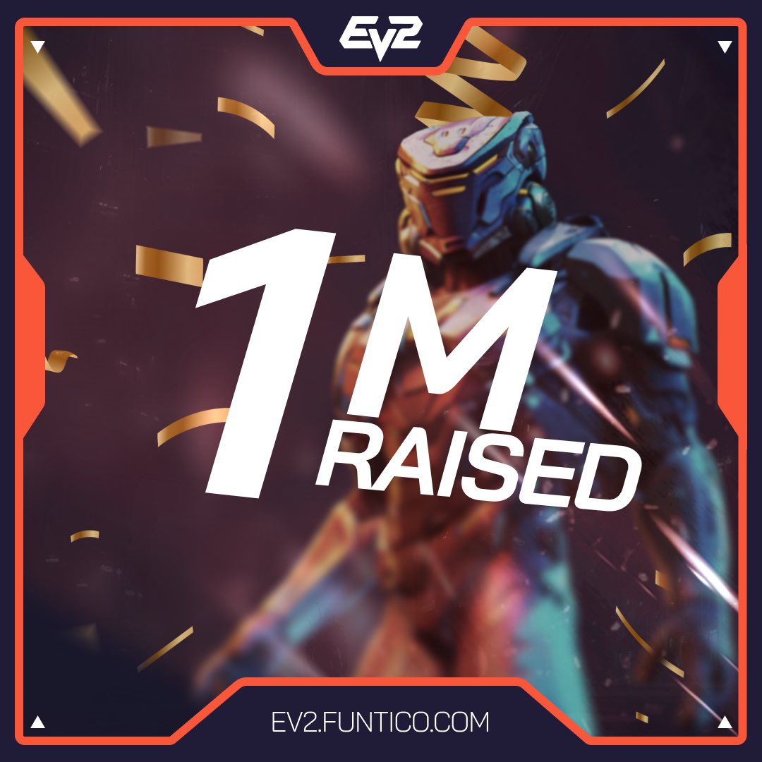 🚀 BREAKING: #EV2 hits $1M RAISED!

A MASSIVE thank you to our incredible community—this is just the beginning!

Huge thank you to our creators!!! <a href="/funtico/">Funtico 🎮🔺</a> and our partners <a href="/avax/">Avalanche🔺</a> 

🔥 Next goal: $2M &amp; a major airdrop. 

Retweet if you’re part of the revolution! 👇 

#Crypto