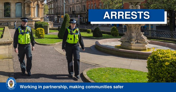 A busy day for the team yesterday! 👮

Arrested a male for a Robbery in Heath Town. He was since charged and remanded. 

Arrested another male for sexual assault. 

PCSOs spotted a wanted male who had breached a community notice, who was then arrested by our response colleagues!