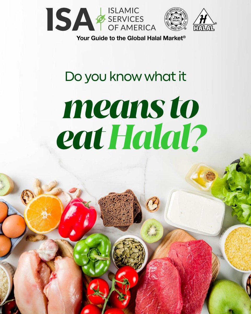 🏰 Do You Know What It Means to Eat Halal? 🌙🍽️ 
Halal is more than food — it’s about purity, trust, and following Islamic guidelines. 💡 
📌 Key Points:
✅ Ethical &amp; clean food choices 🌱 
✅ Certified Halal by a globally recognized certification body like ISA
✅ Eating in the