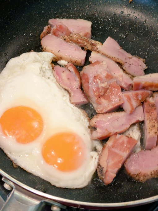 これを白米の上に……ムホホww 