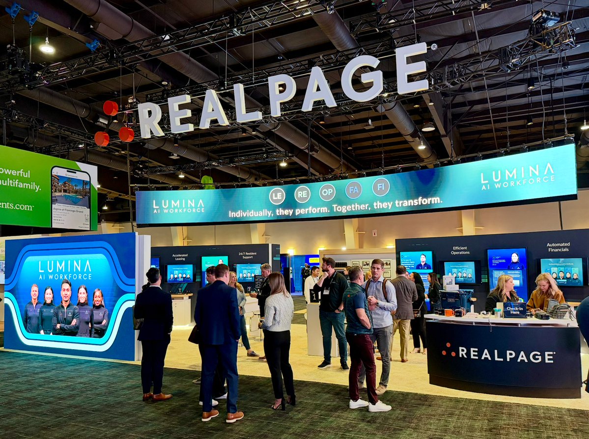 RealPage's tweet image. The future of multifamily was on full display at #OPTECH2025 as attendees saw first-hand how we’re setting the new industry standard for #proptech innovation.

RealPage CIO Lance French shared how Agentic AI tools are transforming the resident and property management journeys,…