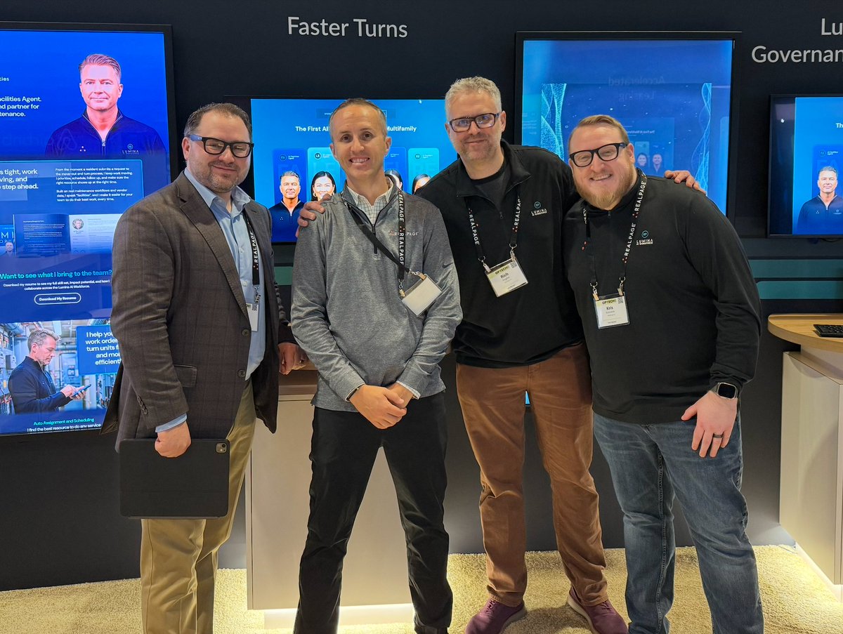 RealPage's tweet image. The future of multifamily was on full display at #OPTECH2025 as attendees saw first-hand how we’re setting the new industry standard for #proptech innovation.

RealPage CIO Lance French shared how Agentic AI tools are transforming the resident and property management journeys,…