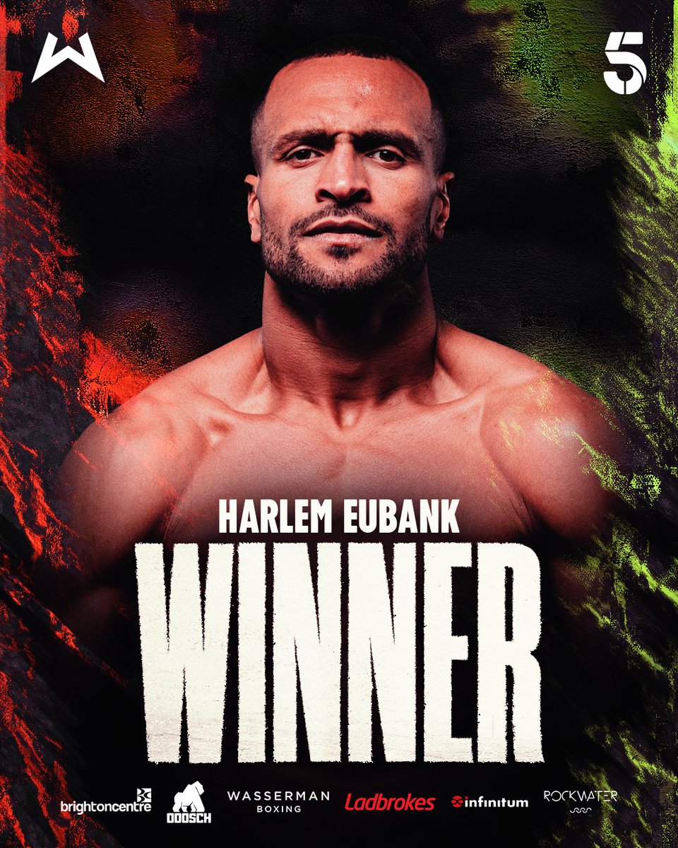WassermanBoxing's tweet image. Eubank supremacy 🏆

@HarlemEubank defeats Josh Wagner with a decision victory in his hometown 🌊

@Ladbrokes | @SauerlandBros | @Channel5Sport | @InfinitumEnt | #APointToProve