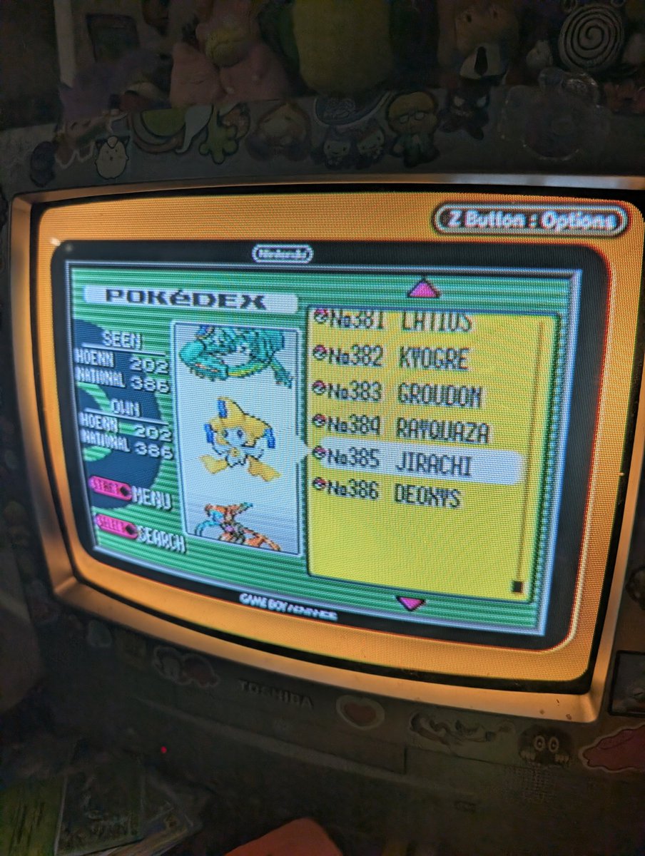 I finally completed my Gen 3 living dex 😭 it was such a fun journey