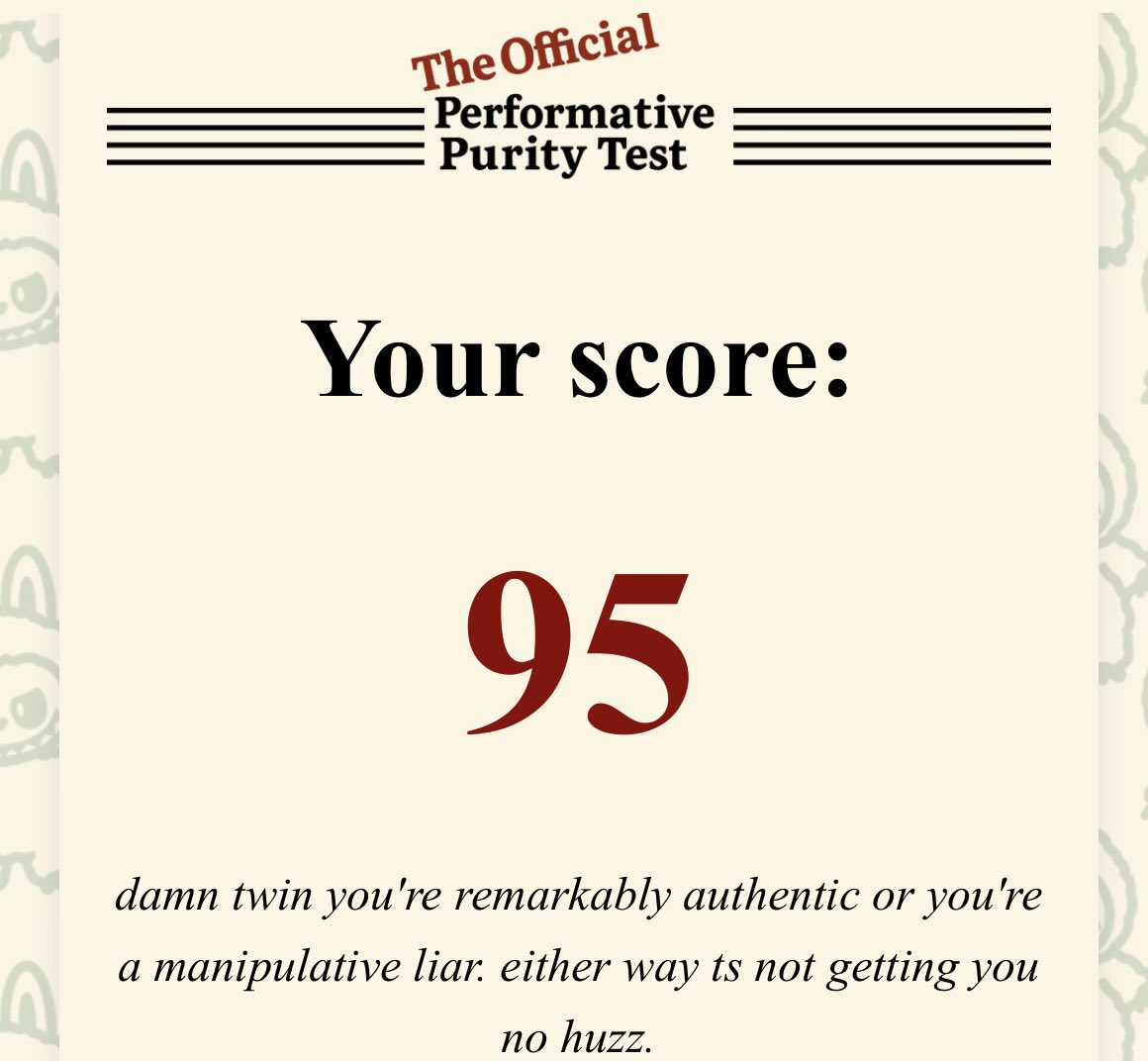 takethesamples2's tweet image. What the hell sure