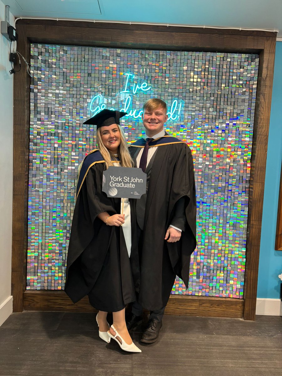 dlch01's tweet photo. Couldn't be prouder of these two beautiful people graduating @YorkStJohn this week with BSc (Hons) 🎓 here's to your next chapter - go smash it!! https://t.co/nI4zHOOR7d