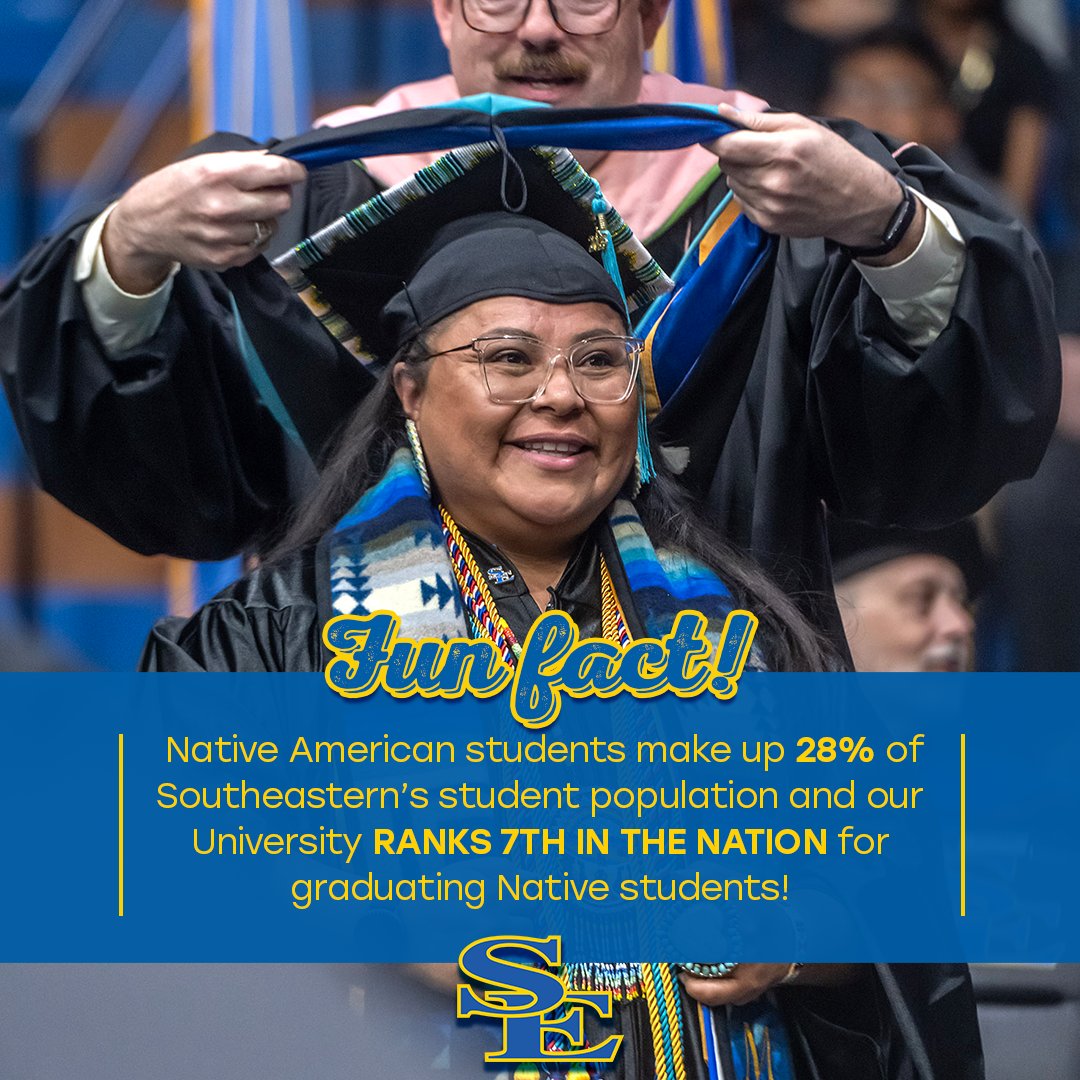 This year's spring graduating class included representatives from 17 Tribal Nations, and was our largest graduating class in our history (so far!).

#SEFunFact