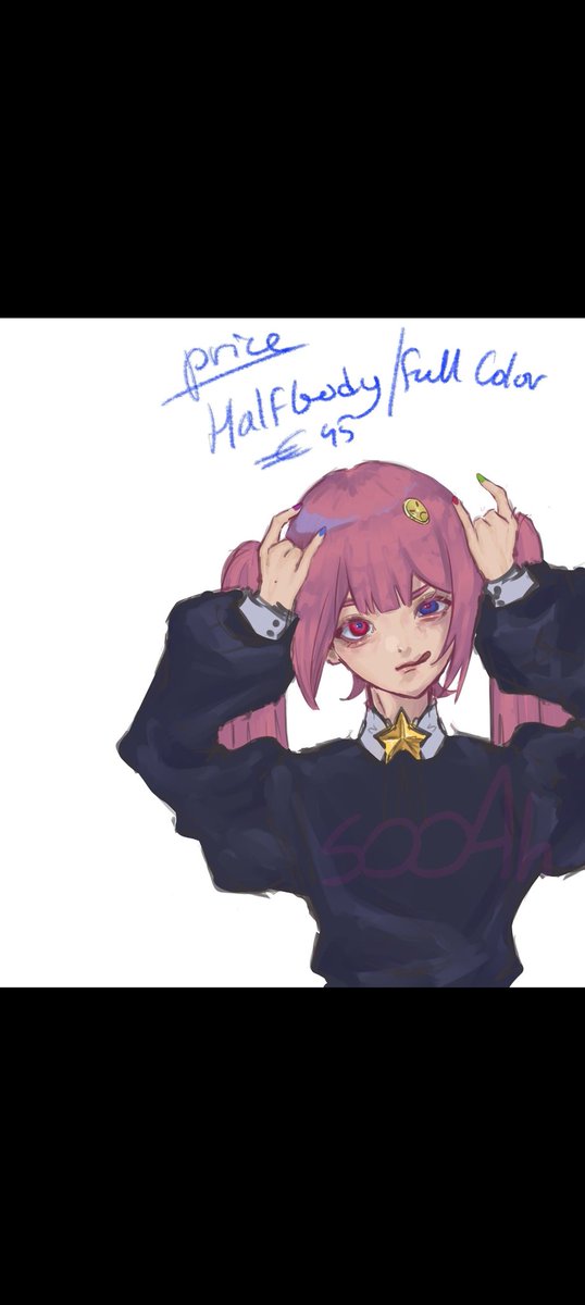 sooAh_Vi's tweet photo. @01Frostbite Hi there! I saw you are looking for an artist. I specialize in detailed anime/semi-realistic character art. My Headshot Sketches start at just 15€! Check my pinned post for the full price list, and feel free to DM me! https://t.co/CNVm37CZJp
