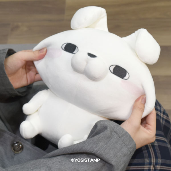 もちもちの肌触りに癒される🎵 #ヨッシースタンプ ましゅもっちが