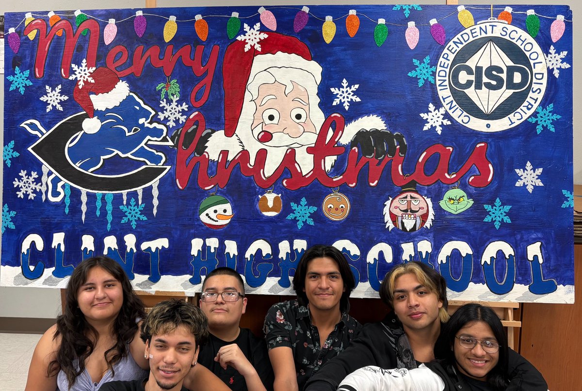 Clint High School Art tweet media