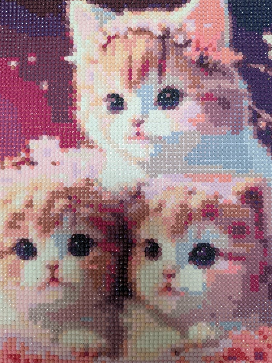 unibabibi's tweet image. 可愛い🐱ぬこさま🐱
ダイヤモンド✨️✨️アート
ラウンドビーズ2️⃣4️⃣色
2️⃣5️⃣㌢✕3️⃣5️⃣㌢
1️⃣1️⃣月2️⃣2️⃣日
わんわんにゃんにゃんの日