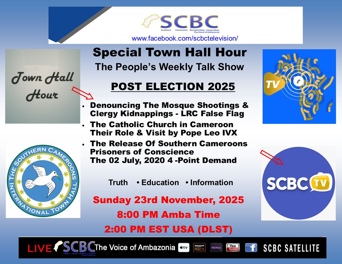 Southern Cameroons International Town Hall tweet media