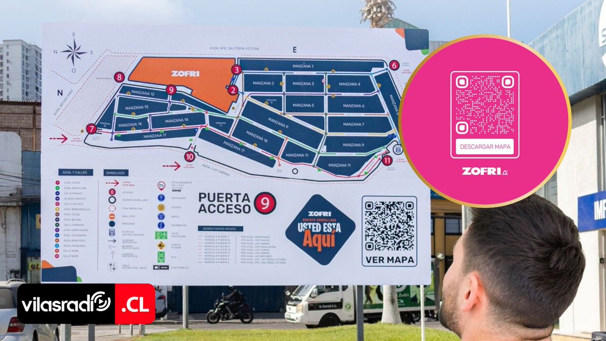 VilasRadio's tweet image. 🔝🚏🔴INSTALAN MODERNO SISTEMA DE SEÑALÉTICAS EN ZOFRI: MAYOR ACCESIBILIDAD, INFORMACIÓN Y EFICIENCIA DE TRÁNSITO

💻📲Revisa la nota completa en: vilasradio.cl/instalan-moder…

#INSTALAN #MODERNO #SISTEMA #SEÑALÉTICAS #ZOFRI #MAYOR #ACCESIBILIDAD #INFORMACIÓN #EFICIENCIA #TRÁNSITO