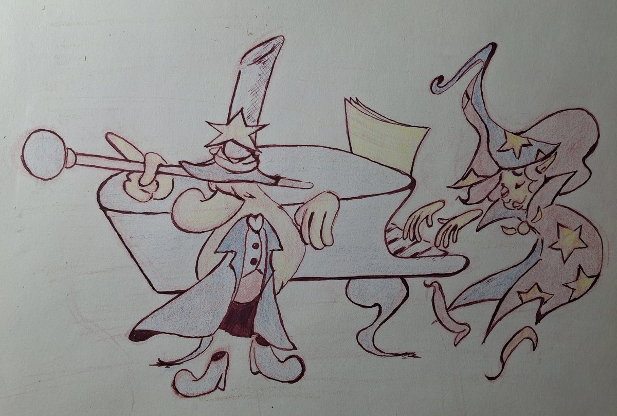 Wip The show must go on

#Rayman #raymanthemagician #BetillatheFairy #traditionalart