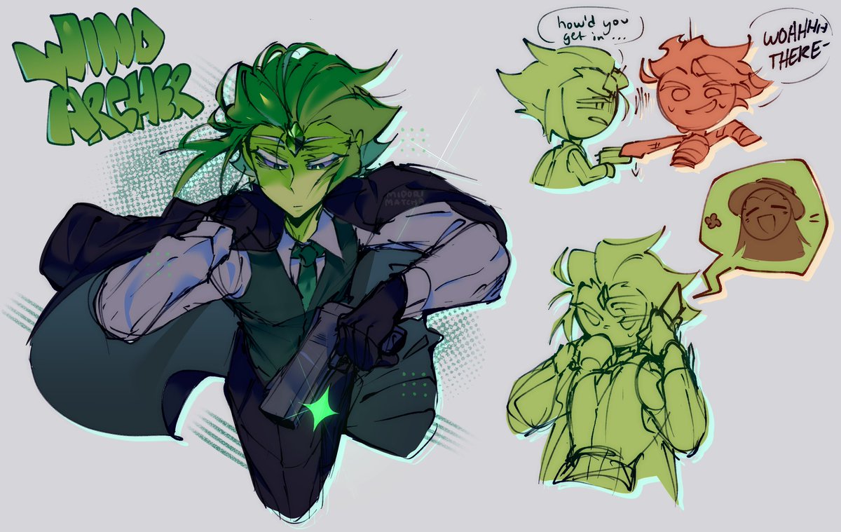 some rbsa-inspired doodles lol (au by <a href="/Cr8tveP/">Jun 🍳 Lord of eggs</a> ) 

#firewind #cookierun