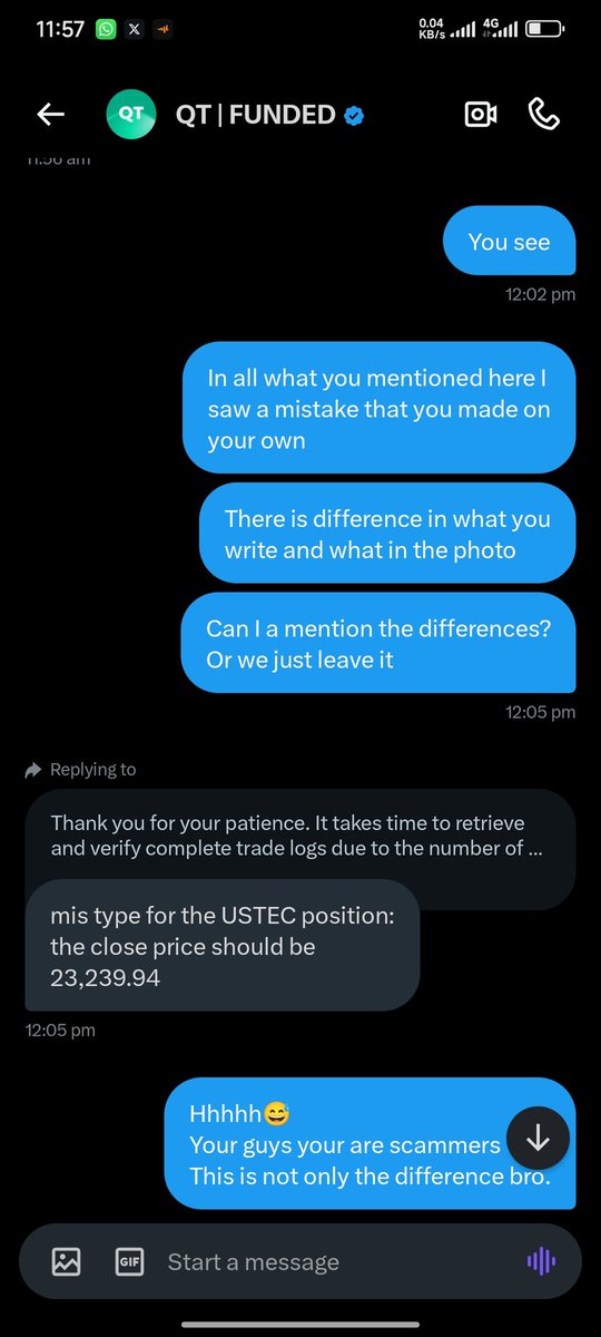 Yes, <a href="/QtFunded/">QT | FUNDED</a> are complete scammers. They denied two of my payout requests without properly explaining or confirming which rules I allegedly violated. When I asked for evidence, the proof they sent contained obvious errors they even admitted part of it was 'mistyped.' How can a