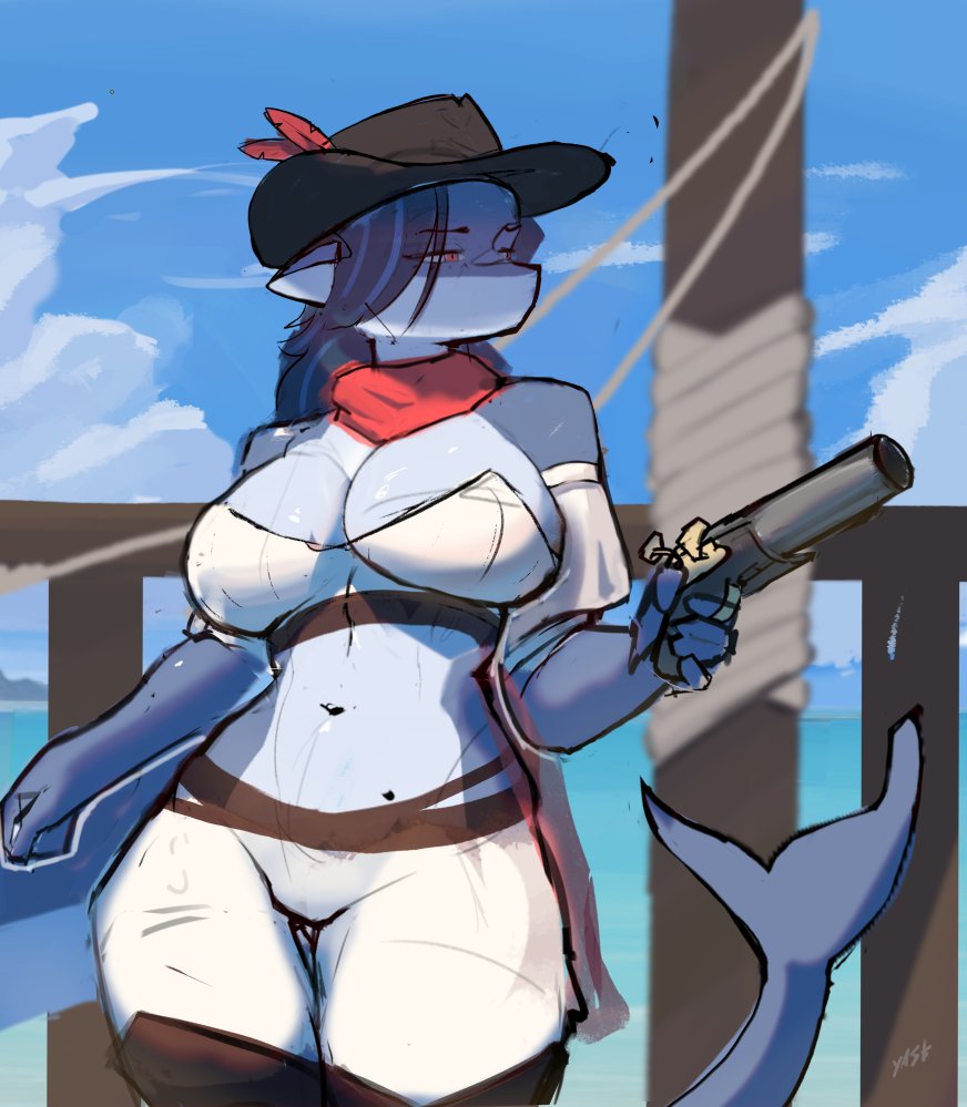 pirate shark wip