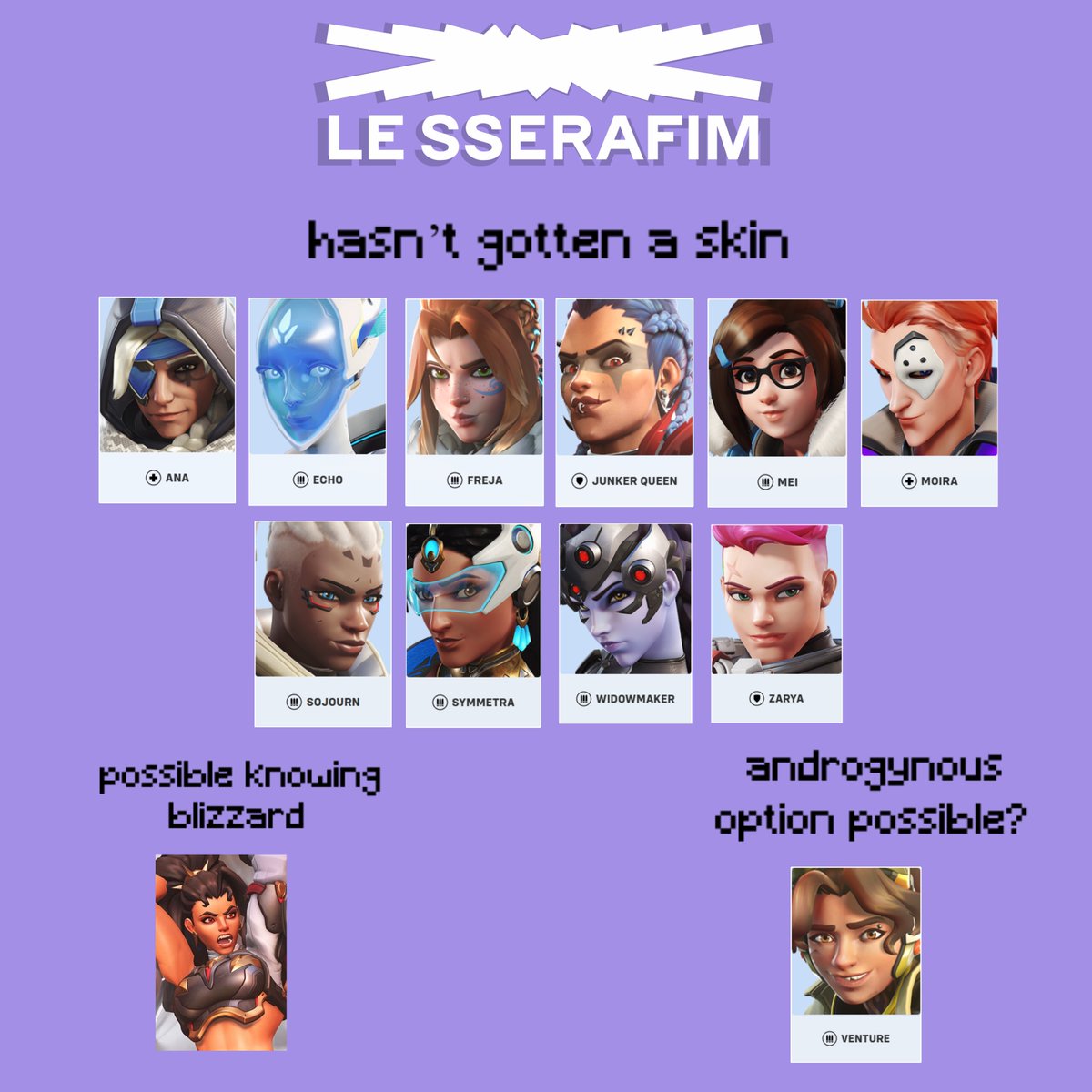 coachgunned's tweet image. just making a quick chart of who hasnt gotten a lsf skin out of the girls + venture just bc i think giving them a skin could be very cutie