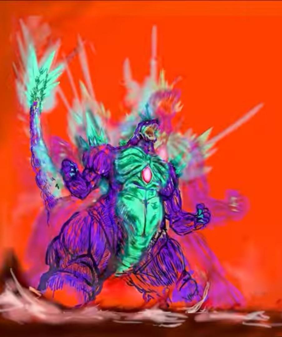 pbjamsandwich's tweet image. Super Godzilla. Not only does the transformation have a cool design, one of his attacks even creates his own head at the front of the beam! Pure badassery