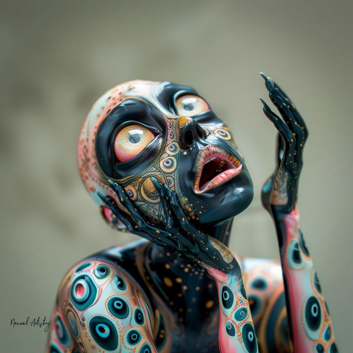 __neural__'s tweet image. Art of the Day! &quot;Visions from Beyond&quot;. Buy at: ArtPal.com/neural-artistr…