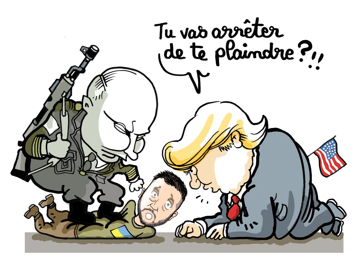 2SGChevalier's tweet image. Le &quot;plan de paix&quot; de #Poutine, avalisé par #Trump.
