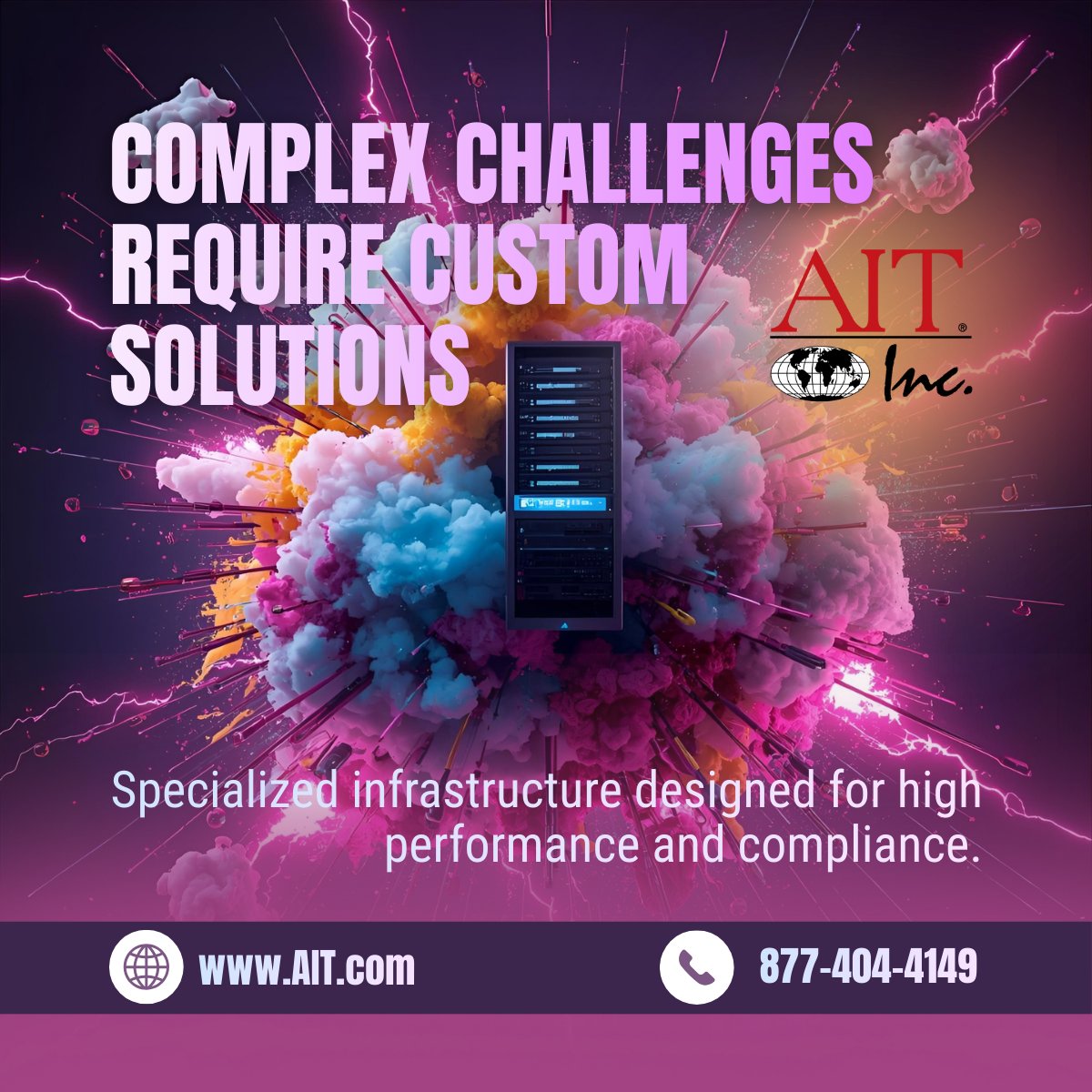 AITWebHosting's tweet image. 🔧 Standard solutions don&apos;t fit every business. AIT builds custom infrastructure tailored to your exact needs. 

#CustomSolutions #AITHosting #TailoredTechnology #BusinessInfrastructure #ConsultingServices