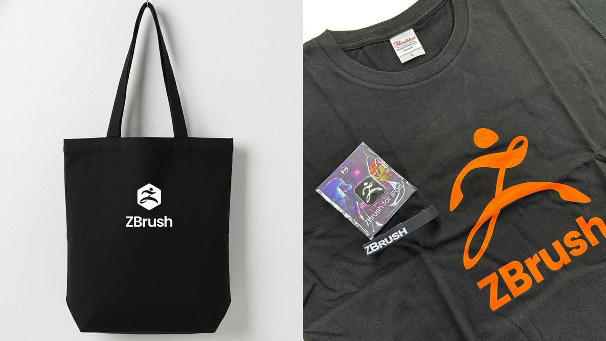 #CGWCC2025

『The マウント』では

11:45〜ZBrush 最新アップデート紹介

への参加でノベルティをプレゼント！
ぜひゲットしてください💪

先着
5名：Tシャツ・トートバッグ・クリアファイル・ピンバッチ・バングル
10名： トートバッグ・クリアファイル
30名： クリアファイル