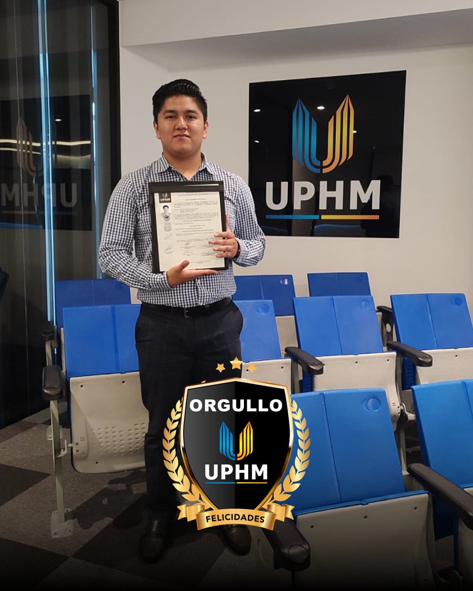 El éxito no llega por suerte, sino por
esfuerzo.
Hoy celebramos el logro de Luis Ángel Marín López,
egresado de la Licenciatura en Administración de
Empresas.

¡Tu constancia es ejemplo para todos! 🌟
#SoyUPHM