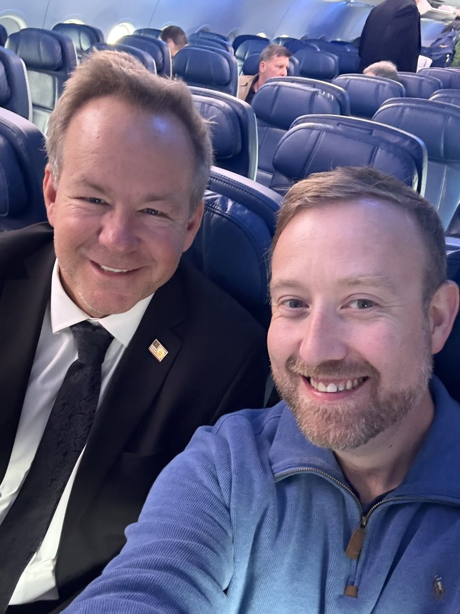 I had the absolute pleasure of being sat next to <a href="/brianglenntv/">Brian Glenn</a> on a plane today along with meeting the wonderful <a href="/mtgreenee/">Marjorie Taylor Greene 🇺🇸</a>. Don't the lamestream fool you folks. Literally, 2 of the nicest humans you could ever meet. Brian, you're always welcome at the in laws gaff in England!