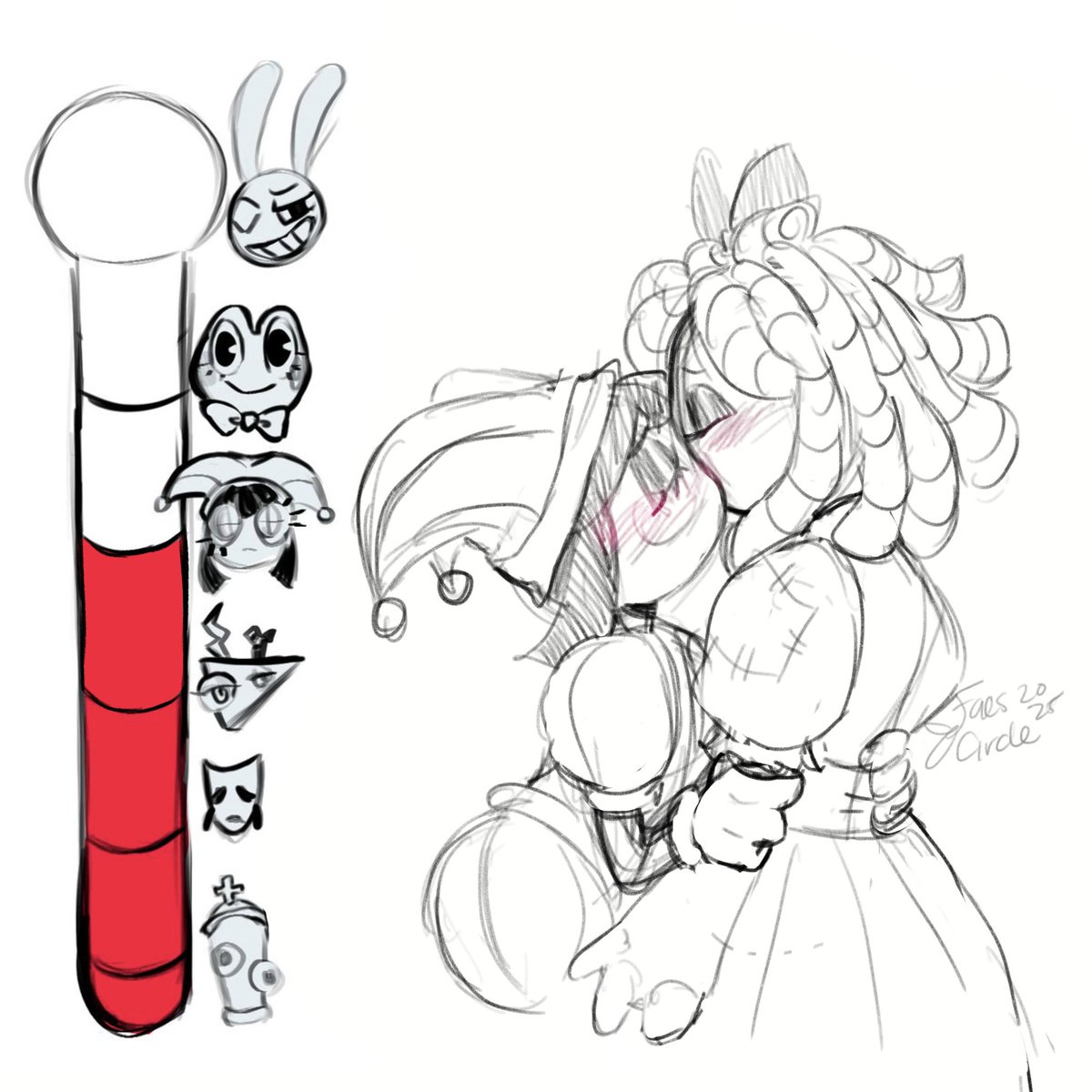 faescircle's tweet image. They make me so soft 
#ragapom #tadcRagatha #tadcpomni #jesterdoll