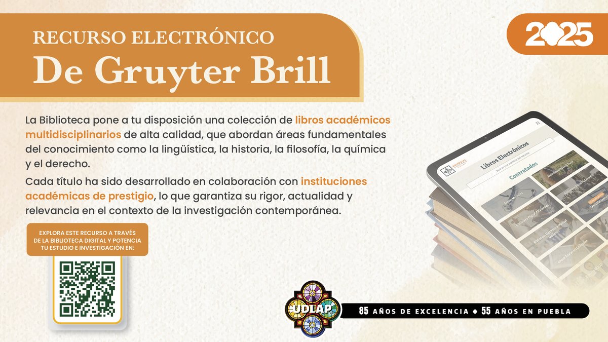 biblioUdlap's tweet image. 🌐 Conoce Editorial Médica, el recurso electrónico que impulsa tu aprendizaje en ciencias de la salud. ¡Disponible en la Biblioteca UDLAP!