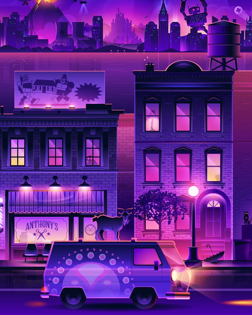 Smokey the Goat gives a whole new meaning to taking the higher ground.