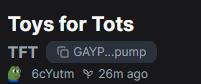 wreckedseek's tweet photo. Guys this token is so special it has GAY in it. Bond it https://t.co/SagII1Bq8b