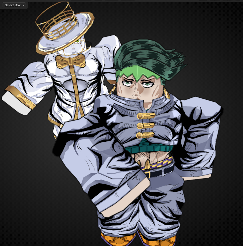 AkouDes's tweet image. #Roblox #RobloxDev #RobloxDevs Jojo Optimized Character if u like like it