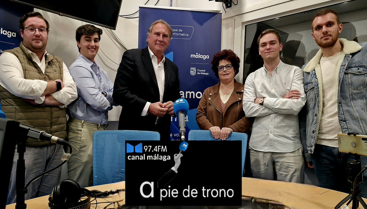 APDT-14ªtemp.
con <a href="/FrancisMarquez_/">MUNDO COFRADE 18ªtemp. / A PIE DE TRONO 14ªtemp.</a> en <a href="/CanalMalagaRTV/">Canal Málaga RTV</a>

Jueves-20nov25 
canalmalaga.es/videos/detail/…

Hablamos con:
ANTONIO RIO HM <a href="/HdadyPaciencia/">Humildad y Paciencia</a>
ANTONIO ORTEGA HM <a href="/PatronosMalaga/">Patronos de Málaga</a> 
DIEGO HERMOSO HM <a href="/Hdad_LaPaloma/">Hdad. de la Paloma</a>

Actualidad y agendas cofrades, junto a nuestro equipo de colaboradores.