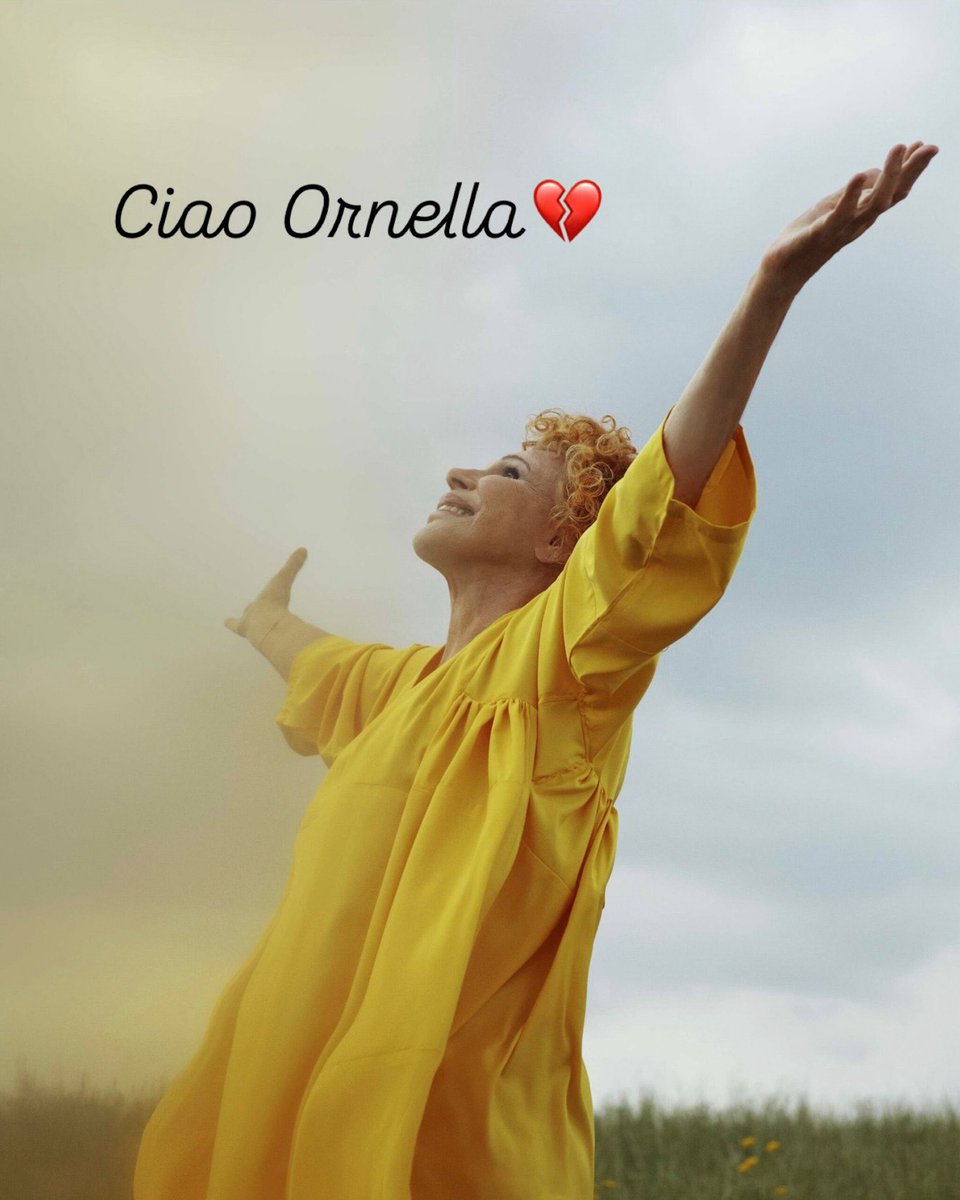 twittantoridi's tweet image. Che tristezza… Ciao Ornella 🙁😭♥️