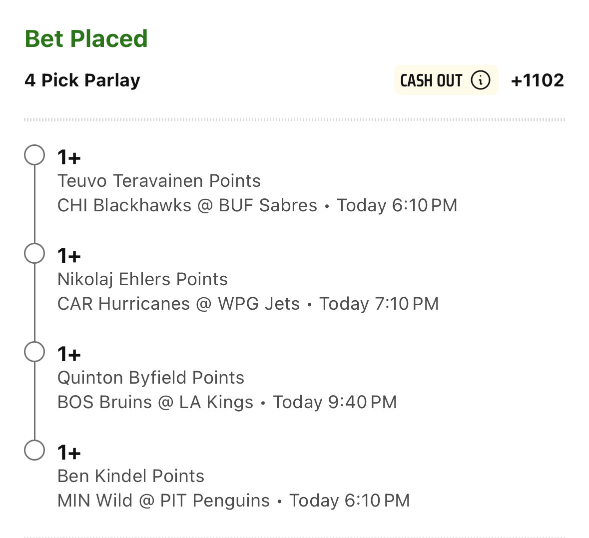 FrozenOdds's tweet image. ❄️FROZEN ODDS❄️

🏒NHL PLAYER PROPS🏒

Points &amp;amp; Goals here‼️‼️

Stacking each points parlay 1-3+✅

Let’s go fellas‼️‼️

#freedom #nhl #playerprops #points
