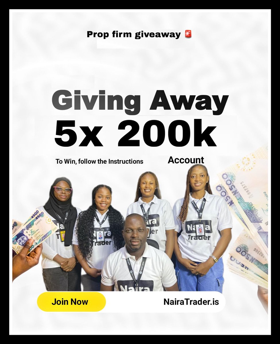 probernard_02's tweet image. Giving out 5x 200k nairatrader accounts to lucky followers 

Like, retweet and tag 3 traders

Must Follow @probernard_02 @0nomeChris and @UwemUsoro2 

Let’s go🔥