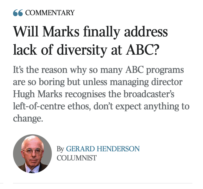 JonesHowDareYou's tweet image. Pfft. As if Gollum Henderson knows the first fucking thing about "diversity." It was thanks to Henderson that @abcnews #TheDrum "replaced" Bruce Haigh, a legendary diplomat and tireless social justice warrior, with the gormless fuckwit known as Greg Sheridan, FFS. #auspol