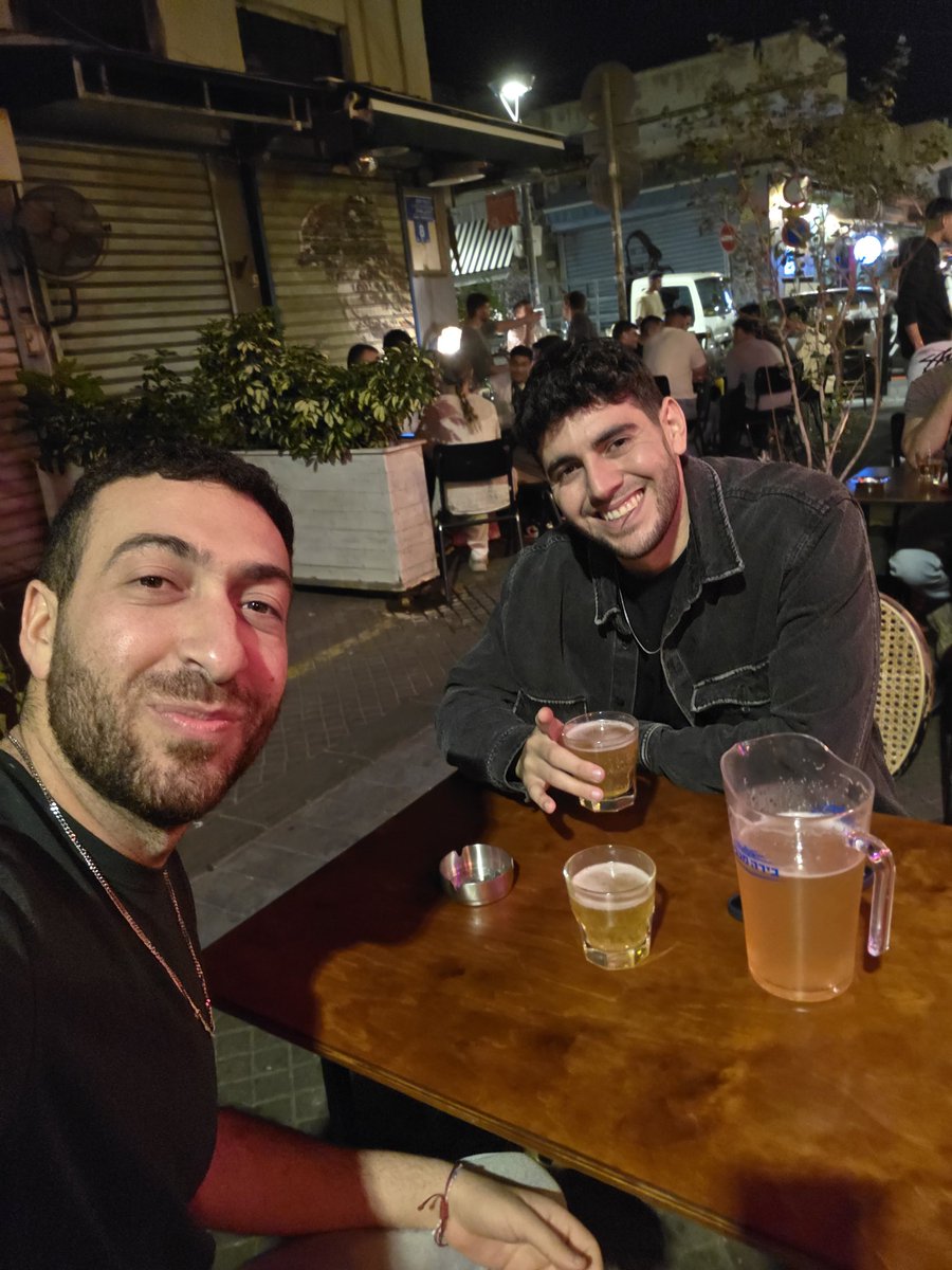 uricohenisrael's tweet image. Two Zionists having a beer in Jaffa, Israel🇮🇱 
Who wants to join us?