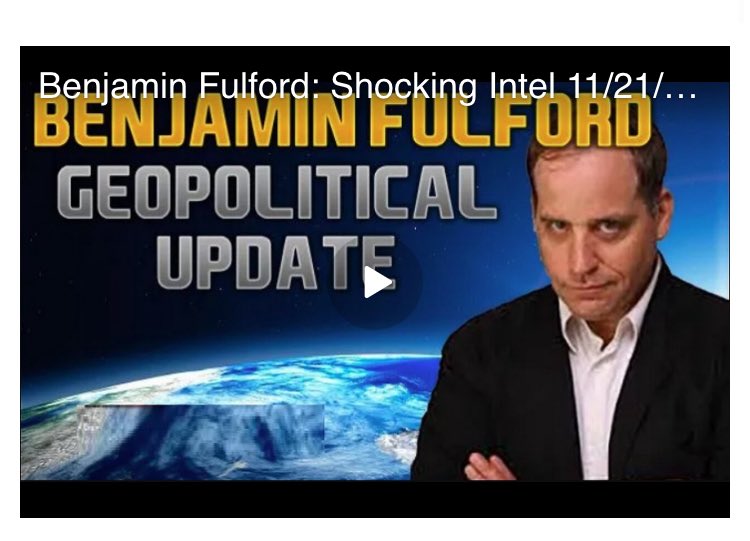 m.beforeitsnews.com/alternative/20…

💥Video in link

Benjamin Fulford

Gives his geopolitical outlook.