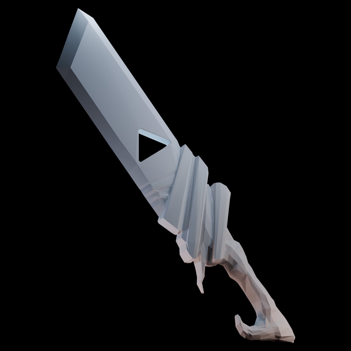 flahflahdiandra's tweet image. Diamond Sword Game Ready Assets. Love the process for making this one. 

#3dart #3dgame #blender