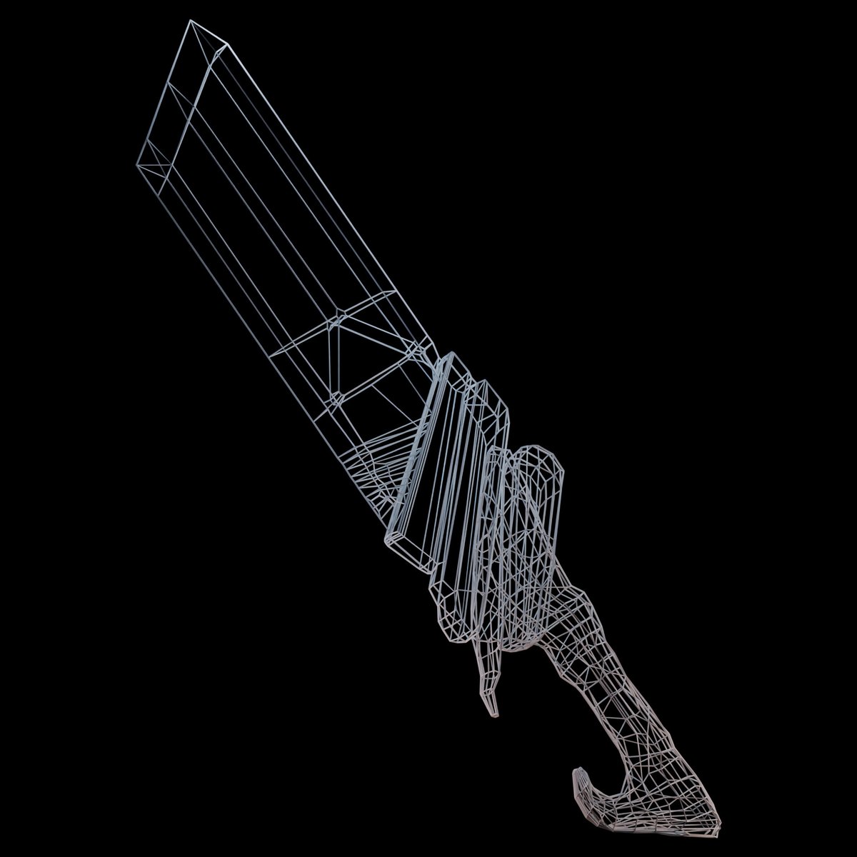 flahflahdiandra's tweet image. Diamond Sword Game Ready Assets. Love the process for making this one. 

#3dart #3dgame #blender