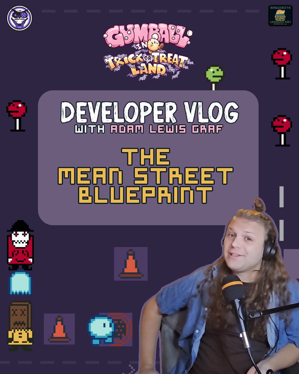 megacatstudios's tweet image. A new DEV VLOG is out! 📢

In Adam Lewis Graf&apos;s Dev Vlog #3, he shares the fun experiment that is Mean Street—a seedy, spooky borough that blends town and dungeon design to give the middle chapter of the game a truly unique flavor. Learn about the inspirations of the map, the…