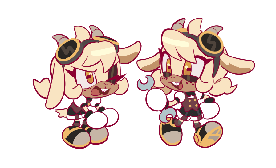 DrStarline's tweet image. the character                        the chibi